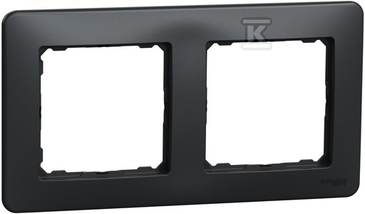 Ramka 2-krotna, czarny antracyt SEDNA DESIGN