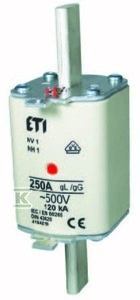 Eti-Polam Wkładka bezpiecznikowa KOMBI NH1 200A gG/gL 500V WT-1 004184217 /3szt./ 004184217