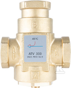 Afriso Zawór temperaturowy ATV 333, DN25, Rp1 