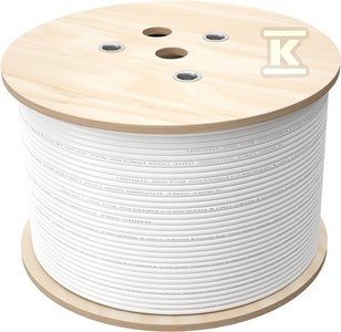 Przewód koncentryczny trishield RG6 75 Om, 1.02/4.8/7.0 PVC Eca 500m RGTec