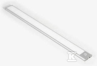 Nextec OPRAWA MEBLOWA LED 40cm, Srebrna, 4000K, light sensor + pir, ładowanie 750mA