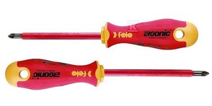 Zestaw dwóch wkrętaków FELO Ergonic VDE plus/minus Z1/Z2