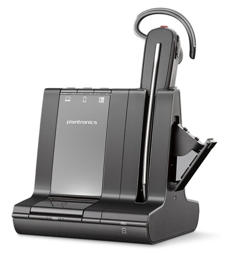 Poly SAVI 8245 S8245-M Office Headset bezprzewodowy zestaw słuchawkowy DECT ze zintegrowanym systemem aktywnej redukcji szumów z USB-A, certyfikowany dla Microsoft Teams