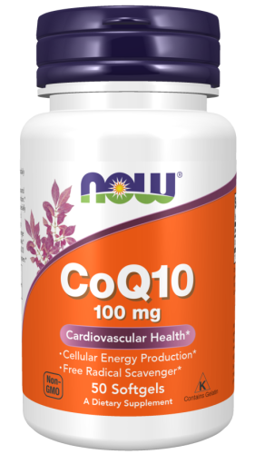Now Foods NOW Foods Koenzym Q10 100 mg +witamina E (50 kap)
