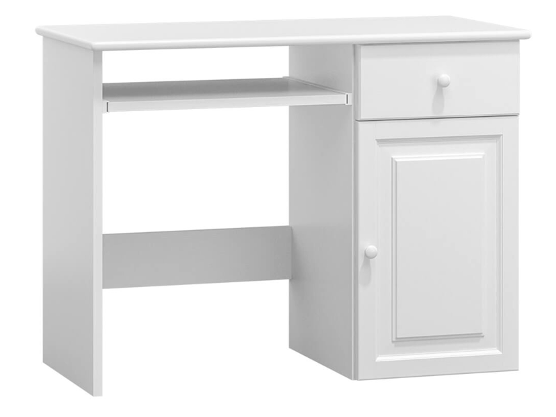 Biurko sosnowe MARCO głębokość 55cm białe