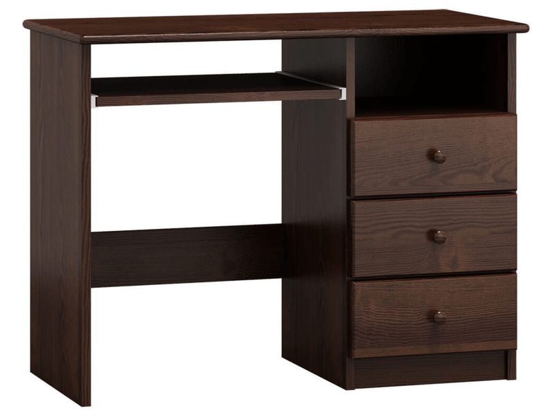 Biurko sosnowe ERNEST głębokość 48cm orzech