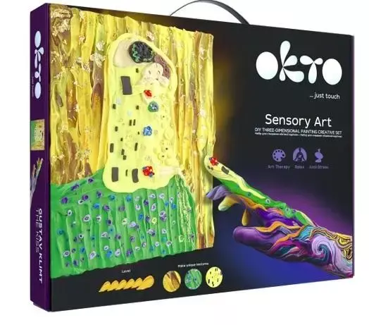 Zestaw kreatywny - Pocałunek 30x40cm - Okto