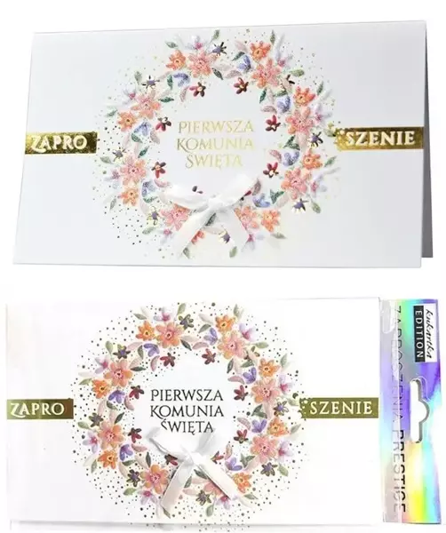 Zaproszenie Komunia (5szt) - Kukartka