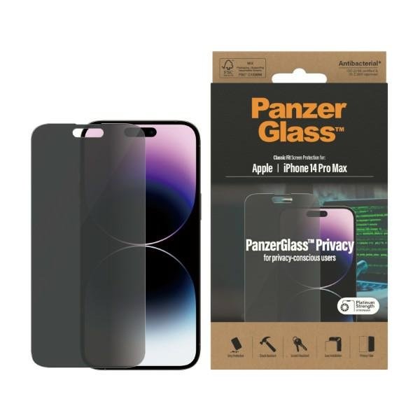 Фото - Захисне скло / плівка PanzerGlass Classic Fit iPhone 14 Pro Max 6,7" Privacy Screen Protection A 