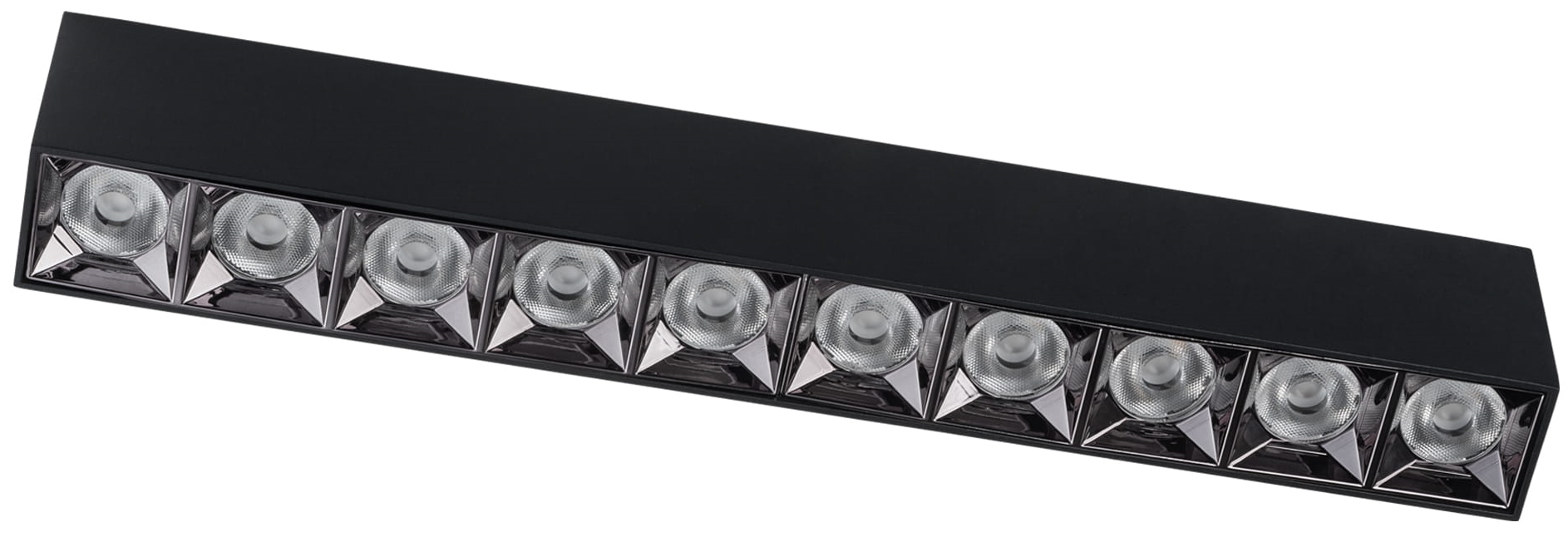 Liniowa oprawa natynkowa MIDI LED 40W 4000K neutralna czarny