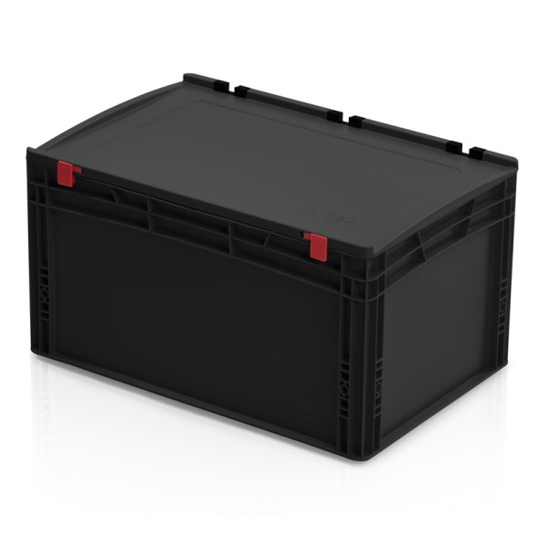 Pojemnik EURO ESD z pokrywą 60x40x33,5 cm