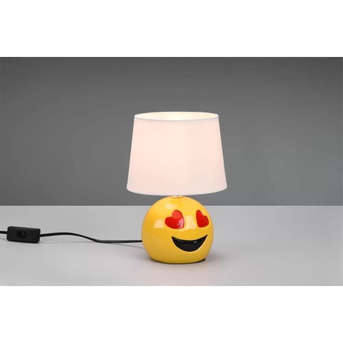 Trio Rl Countess R59051032 lampa stołowa lampka 1x25W E14 biała/czarna