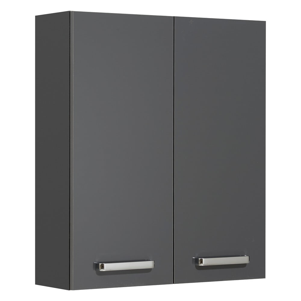 Ciemnoszara wisząca szafka łazienkowa 60x70 cm Set 311 – Pelipal