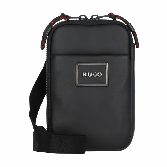HUGO Męski reporter_crossbody z zamkiem błyskawicznym, czarny1