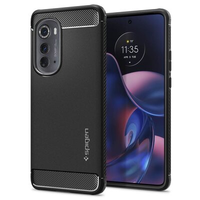 Spigen Etui Rugged Armor do Motorola Edge 2022 Czarny