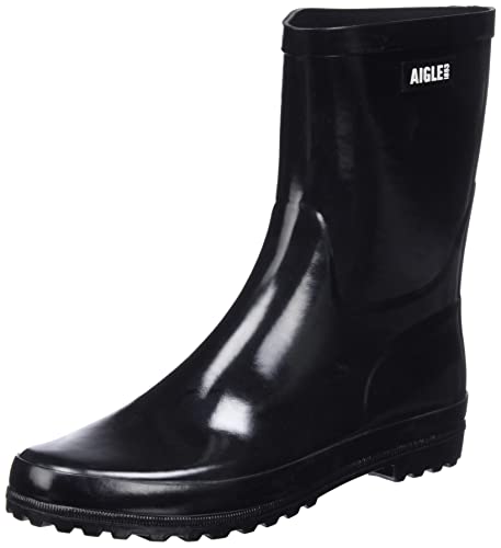 Aigle Damskie kalosze Eliosa Bottil Noir, czarny, 35 EU