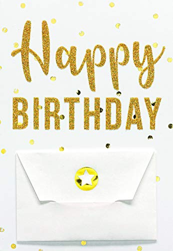 Karta płatnicza urodziny BlingBling Happy Birthday 11,6 x 16,6 cm