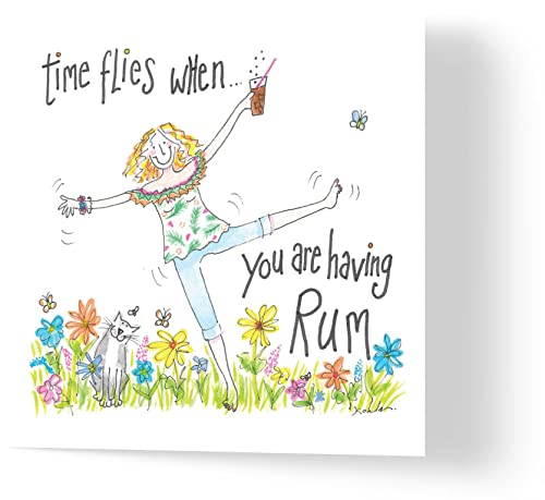 Wuzci Kartka okolicznościowa z okazji urodzin Time Flies