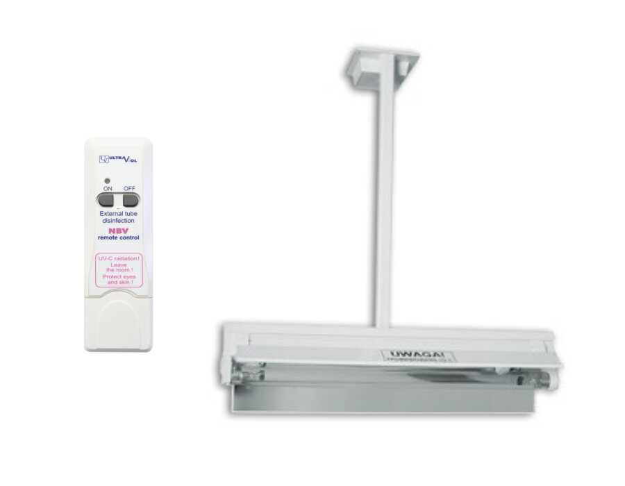 NBV-15S RC lampa bakteriobójcza bezpośredniego działania 1x15W sufitowa z pilotem