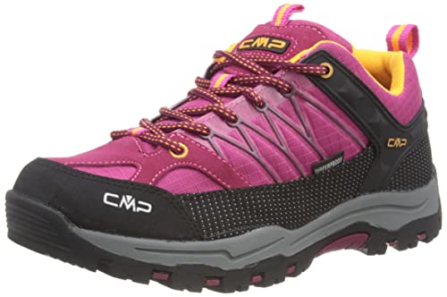 CMP Rigel Low Trekking Shoe Kids Wp Walking, uniseks, Bouganville Goji, 38 EU