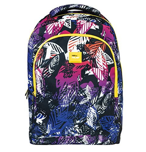 Milan Plecak szkolny, Pojemność 17l Jungle Plecak typu Casual, 45 cm, czarny i żółty, Czarny I Żółty, 45 cm, Plecak na co dzień
