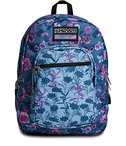 ZAINO Seven® FREETHINK - GIRL - Podwójna komora - Szkoła i wypoczynek, Niebieski, Taglia unica, Plecak Freethink