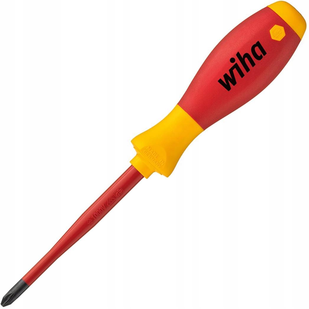 Wiha Wkrętak krzyżowy PH1 izolowany 1000V SlimFix 32111080 35393 35393