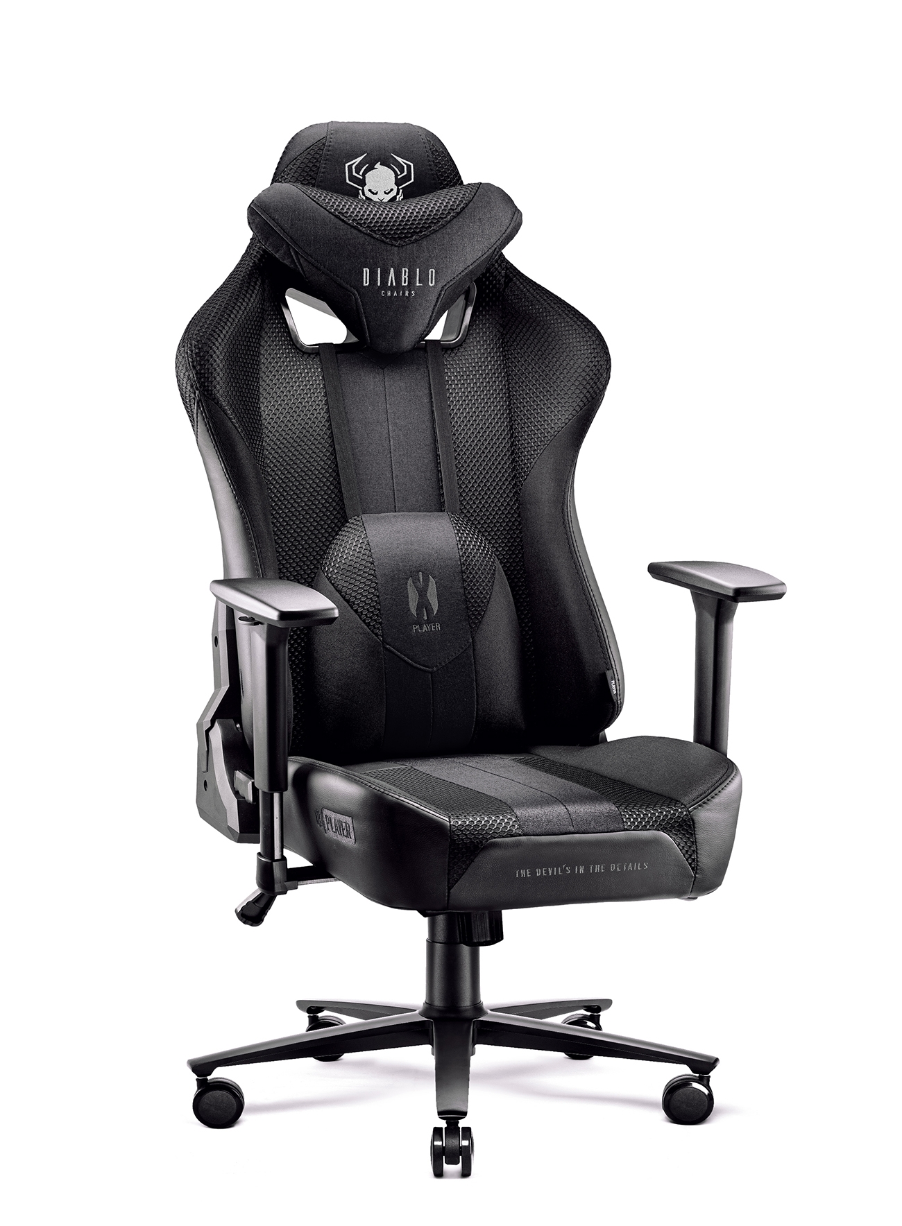 Diablo X-Player 2.0 materiałowy Normal Size czarno-czarny