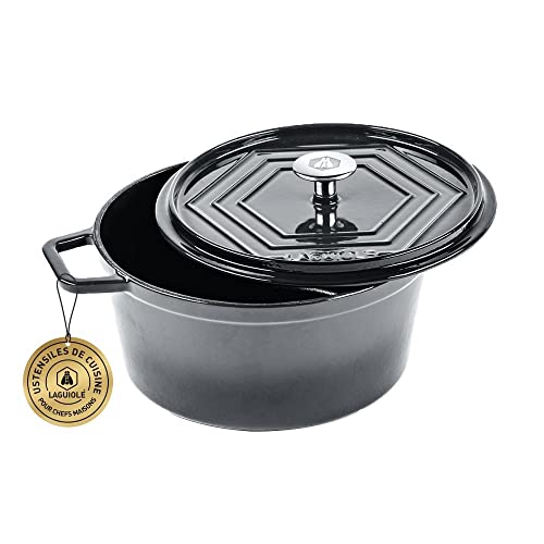 Laguiole - Okrągła emaliowana żeliwna patelnia 26 cm - 4,8 L