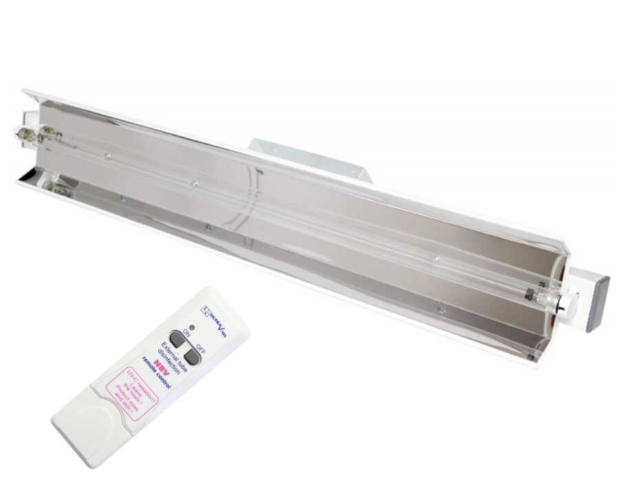 NBV-30N RC lampa bakteriobójcza bezpośredniego działania 1x30W ścienna z pilotem