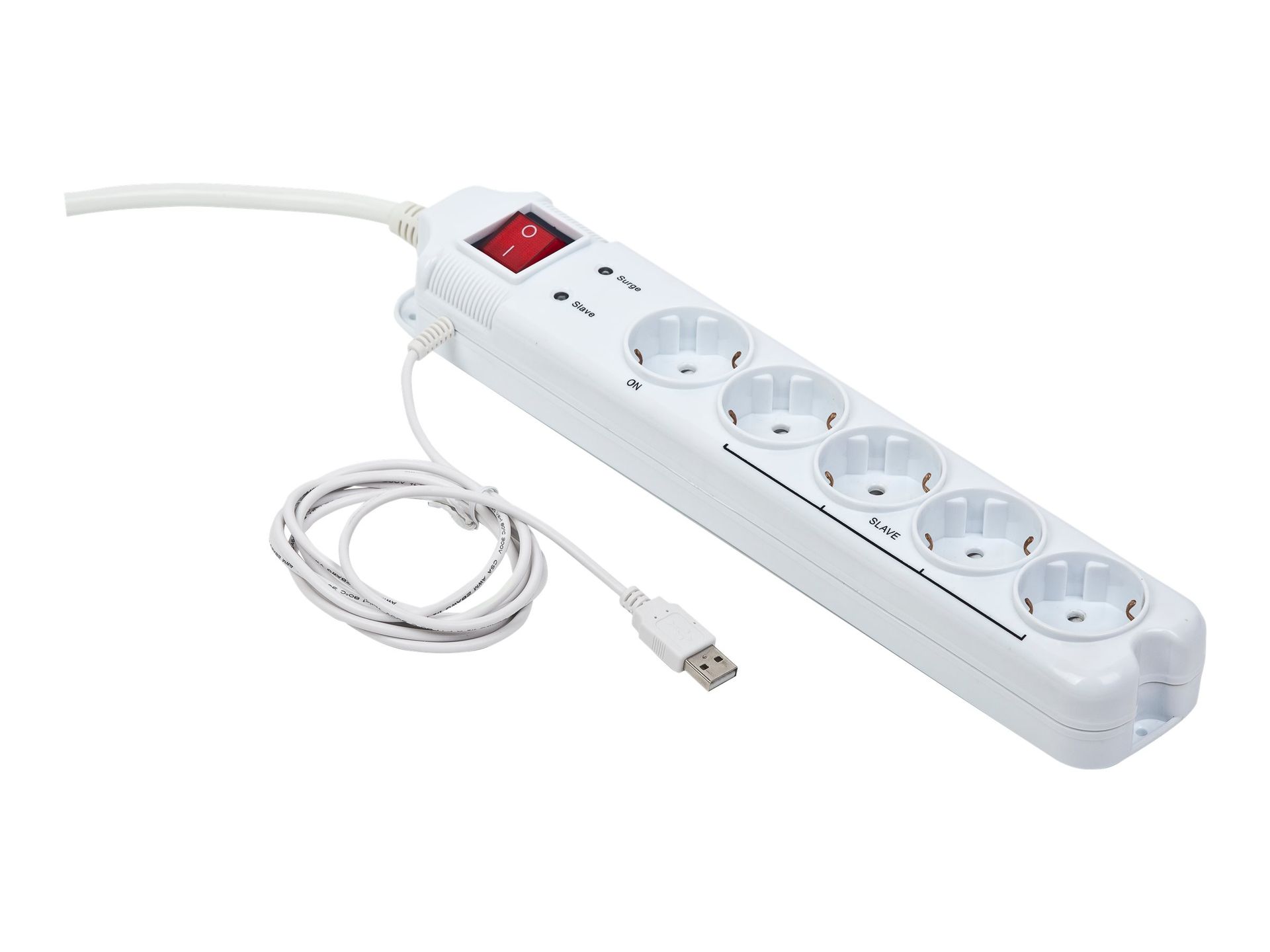 Opinie o ENERGENIE PCW-MS2G EnerGenie Listwa zasilająca z funkcją Master Slave, 5x Schuko, USB, biała