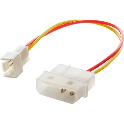 Molex Kabel zasilający Akyga Kabel zasilający Akyga AK-CA-36 3pin 5v F-M PVC 0,15m AK-CA-36