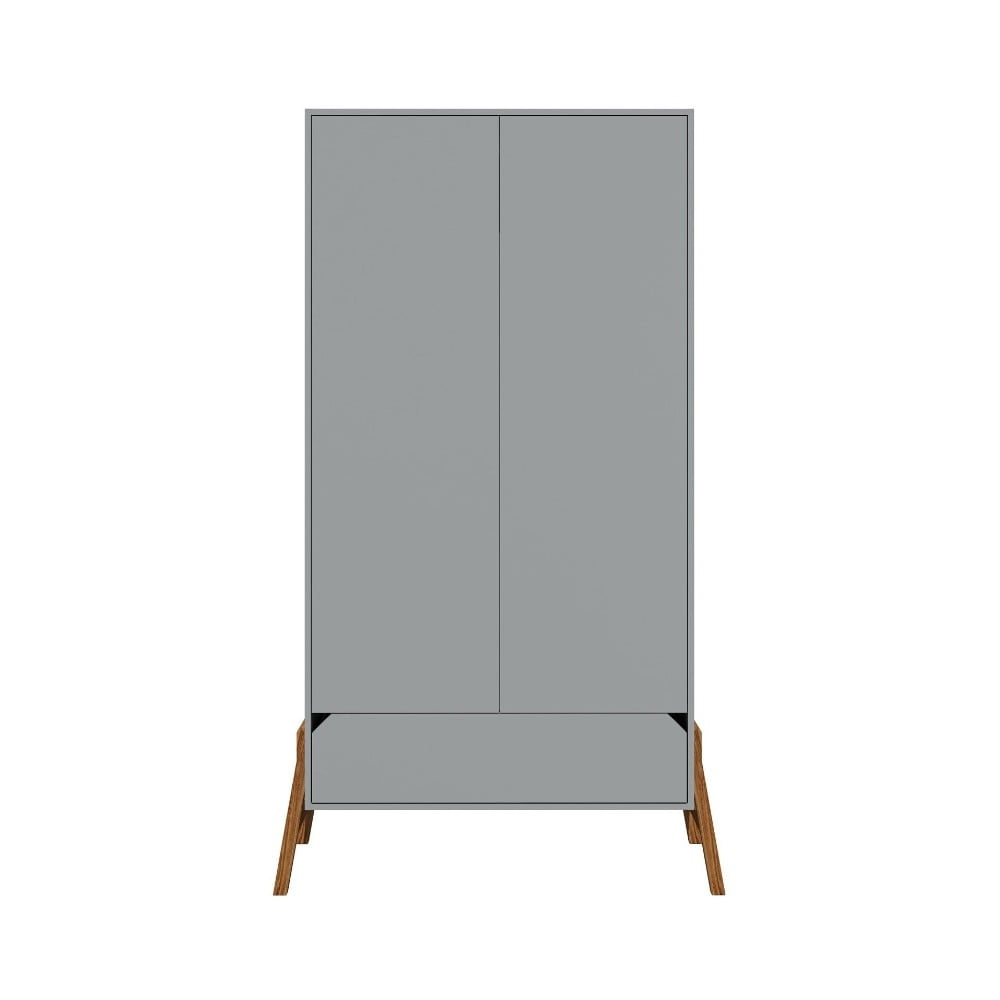 Szara szafa 2-drzwiowa BELLAMY Lotta