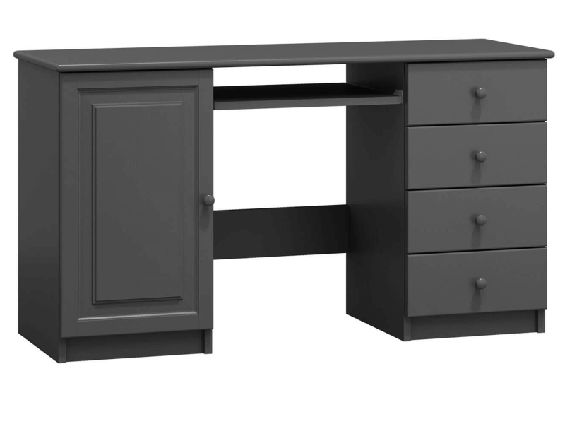 Biurko drewniane CONRADO głębokość 48cm szare