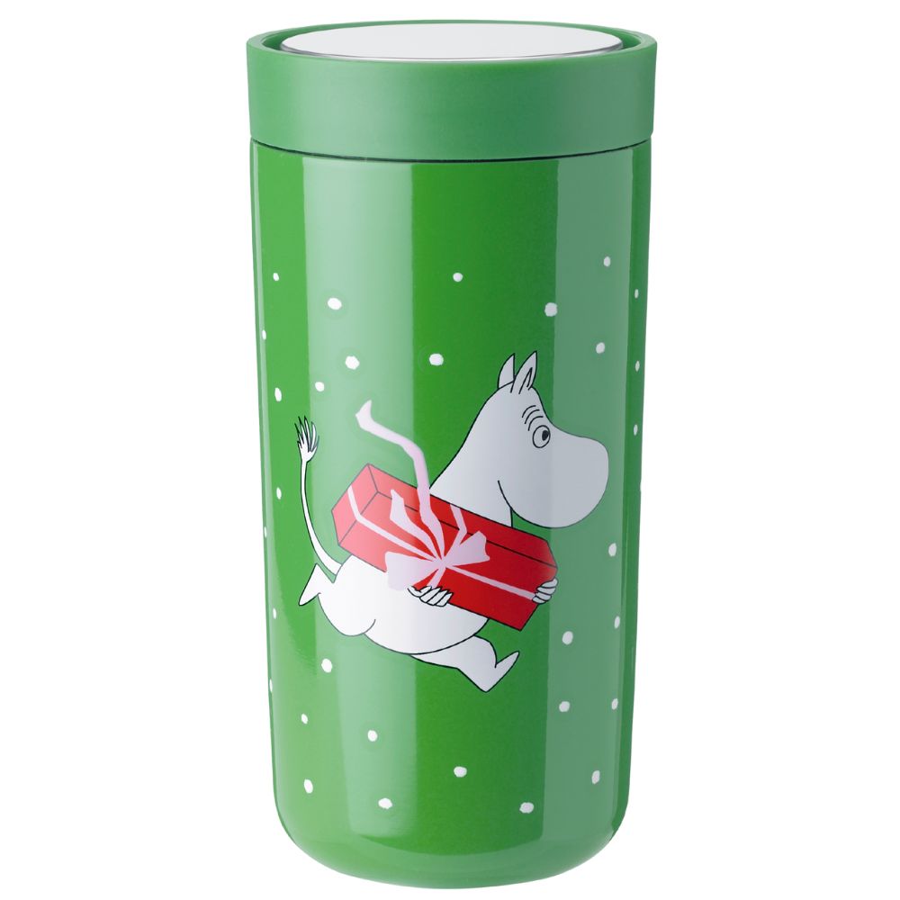 Do iść Puchar TO GO CLICK MOOMIN PRESENT Stelton 0,4 l zielony