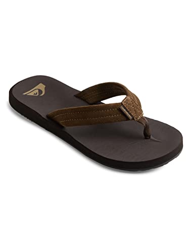 Quiksilver Sandały męskie Carver zamszowe, Brązowy 1, 38 EU