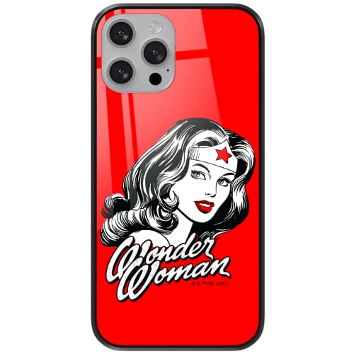 ERT GROUP etui na telefon Apple Iphone XS Max, case oryginalny i oficjalnie licencjonowany przez DC, wzór Wonder Woman 023, wykonany z hartowanego szkła, optymalnie dopasowany, etui ochronne