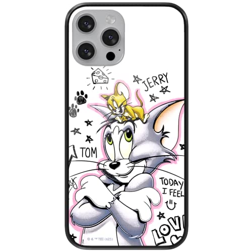 ERT GROUP etui na telefon Apple Iphone 7/8/ SE 2/ SE 3, case oryginalny i oficjalnie licencjonowany przez Tom and Jerry, wzór 004, wykonany z hartowanego szkła, optymalnie dopasowany, etui ochronne
