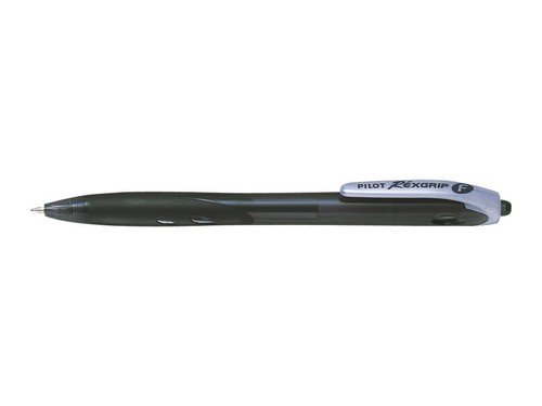 Pilot Długopis CZARNY Rexgrip 0.7mm