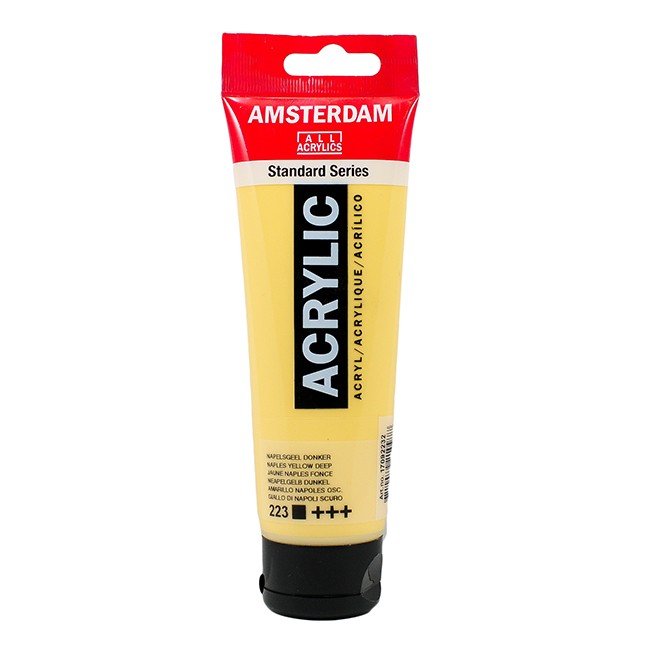 Talens Amsterdam, farba akrylowa, 120 ml, Żółty neapolitański, jasny