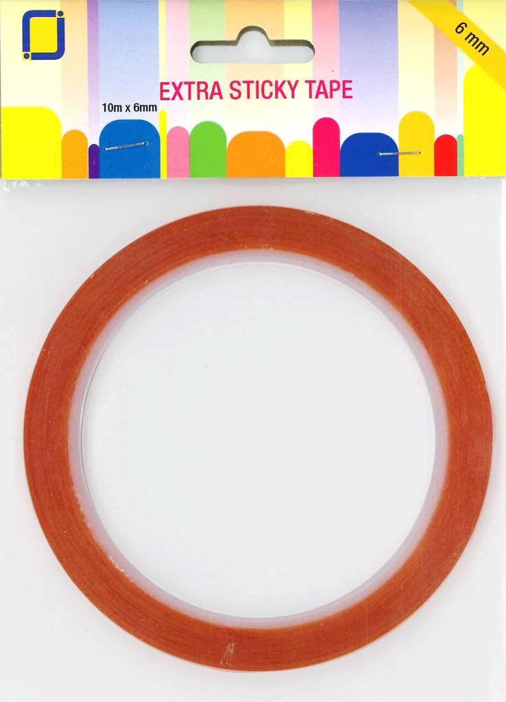 Dekor-Art-Serwis Sp. z o.o. taśma dwustronna, 6 mm, 10 m, czerwona