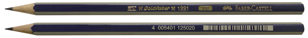 FABER CASTEL Ołówki zwykłe Goldfaber 1221 niebiesko-złoty FC112502)