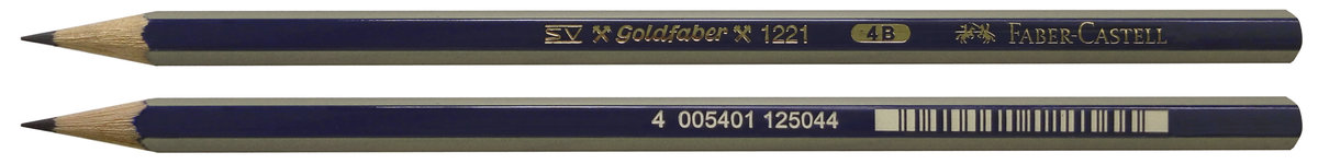 Ołówki zwykłe Faber Castel Goldfaber 1221 niebiesko-złoty FC112504)
