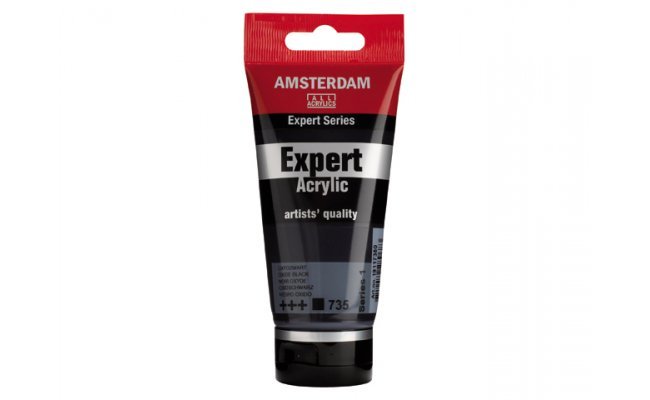 Talens Amsterdam, farba akrylowa, 120 ml, Czarny oxydowy