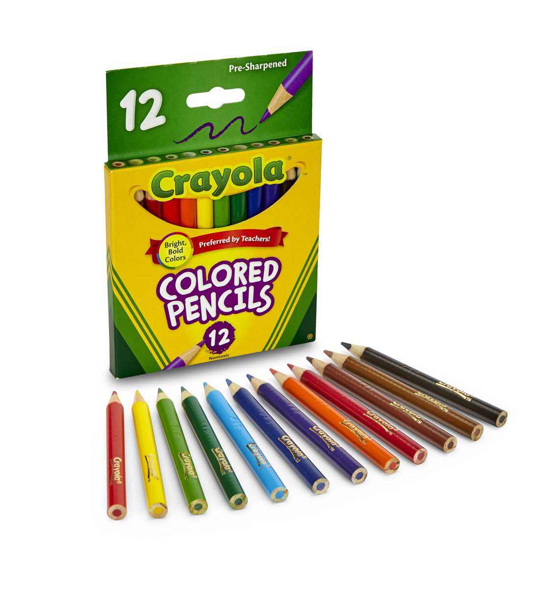 Crayola Kredki ołówkowe mini 12 sztuk