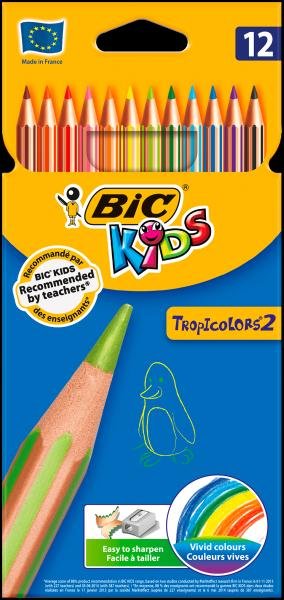 Bic Kredki TROPICOLOR PUDEŁKO 12
