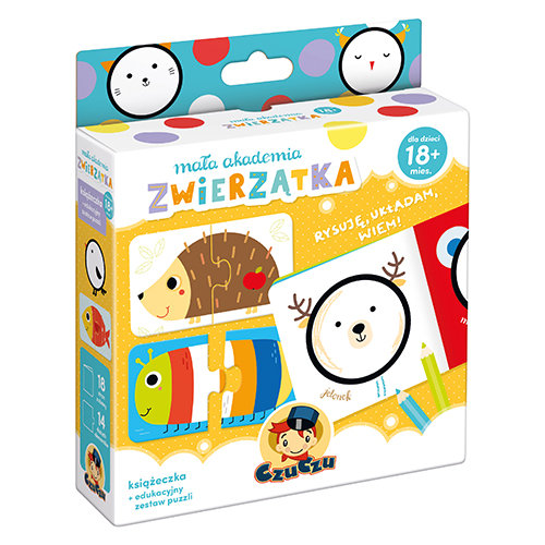 PANDA -UKLADANKA EDUK KSIAZECZKA ZWIERZETA 18M  CZUPUD 58298-uniw