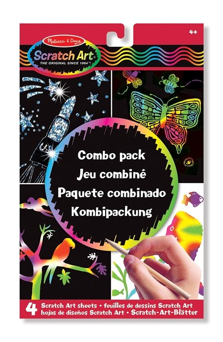 Melissa&Doug Melissa & Doug Zdrapki holograficzne kolorowe15804