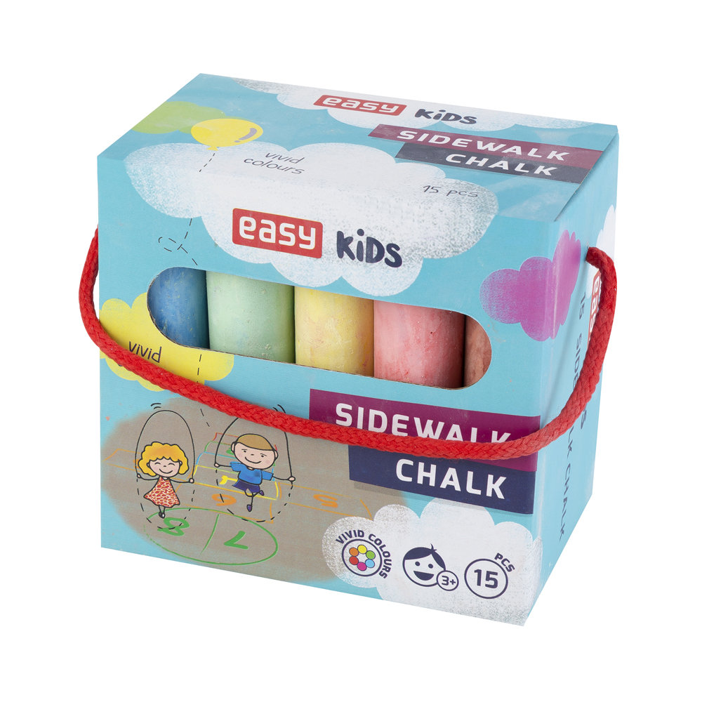 Kreda chodnikowa 15 sztuk EASY - Easy Stationery