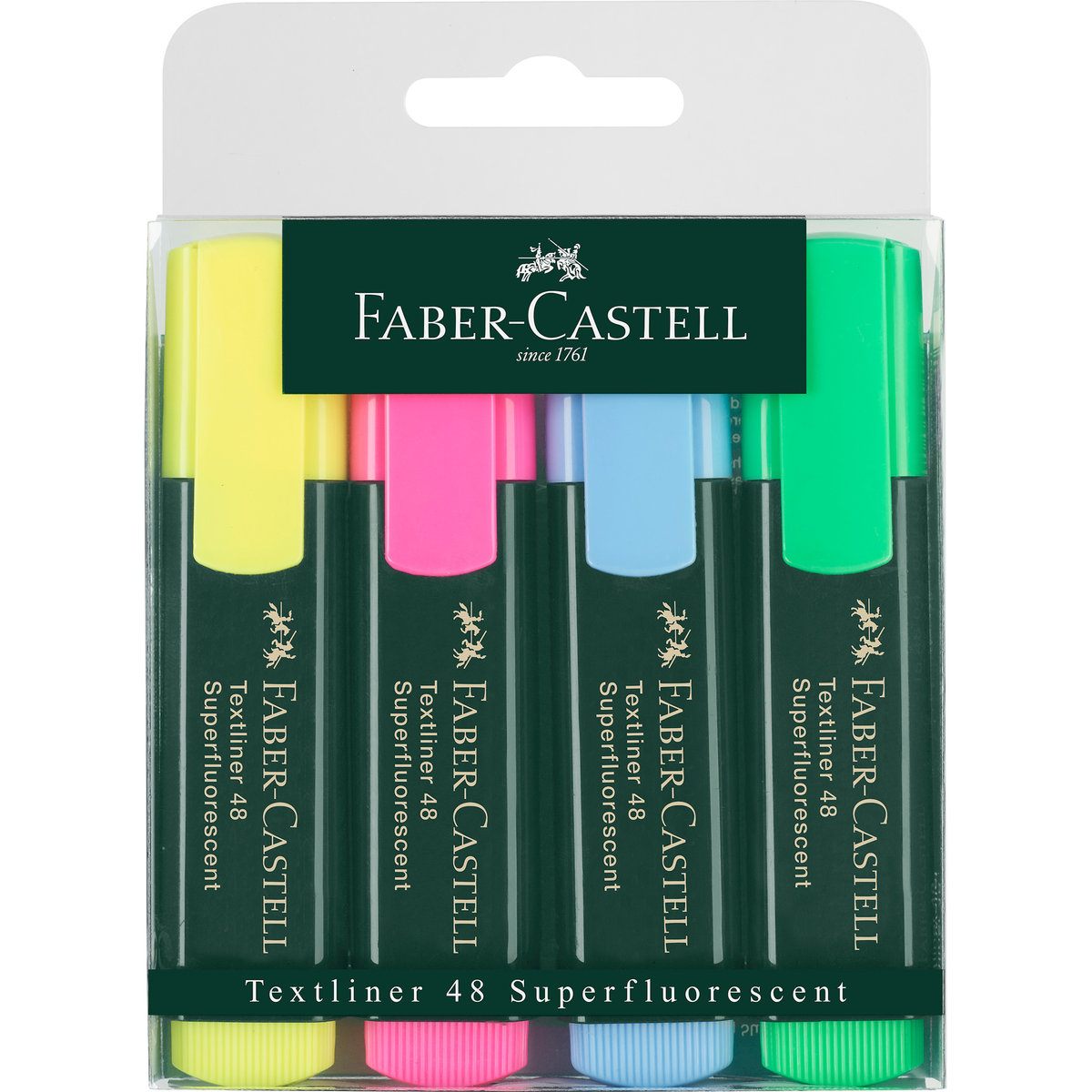 Faber-Castell Zakreślacz 4 kolory w etui